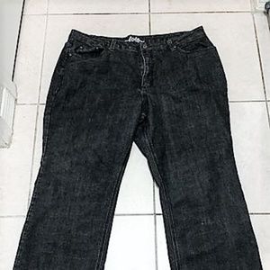 SIZE 24 WOMEN'S LOLA BLACK STRETCH DENIM JEANS